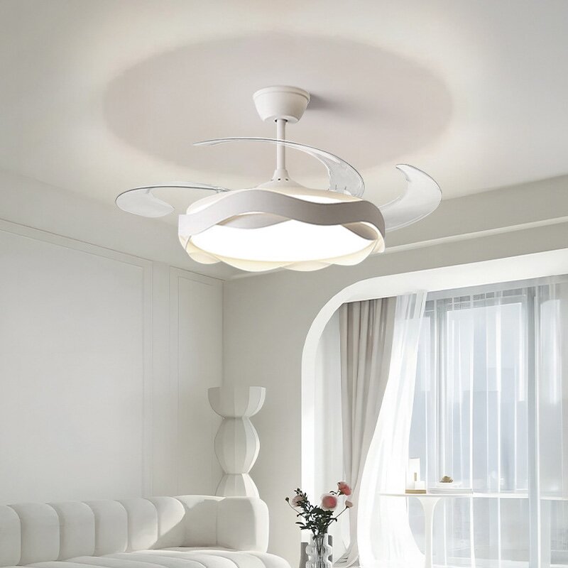 LED Ceiling Fan Manufacturer - Retractable Blades Silent Remote Bathroom