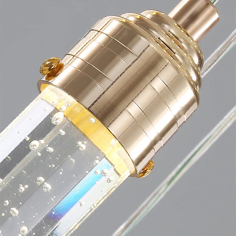 Crystal Pendant Light Manufacturer - Hotel Villa Hall Staircase Long Gold