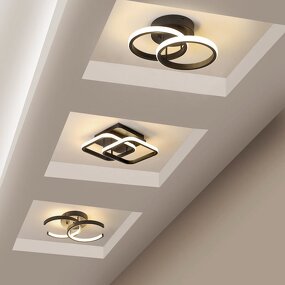 Flush Mount Ceiling Light Manufacturer - Fancy Iron PS Modern Nordic Square