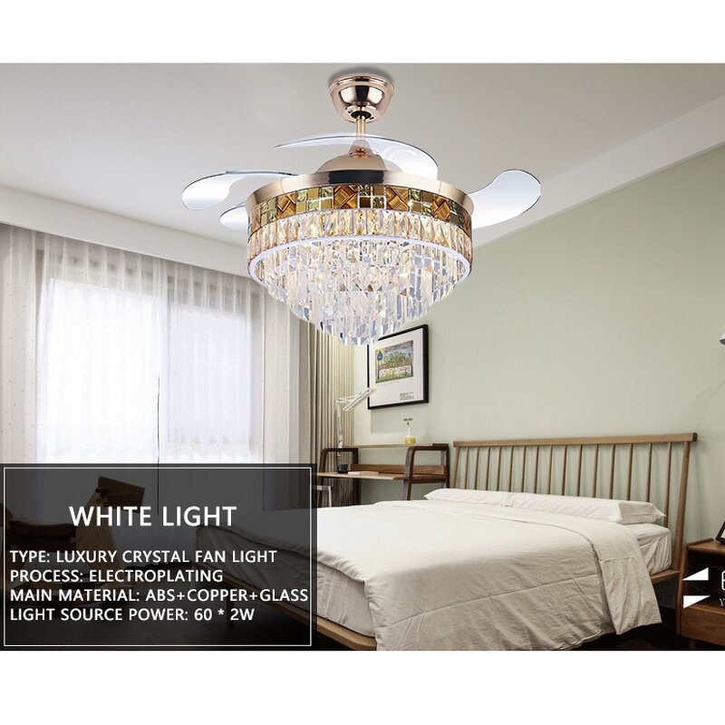 LED Ceiling Fan Factory - Nordic Modern Chandelier Remote Control