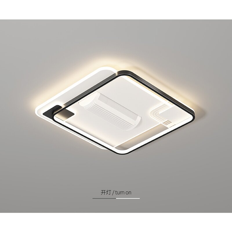 Bladeless Ceiling Light Factory - Full Spectrum LED DC Acrylic Eye Protection