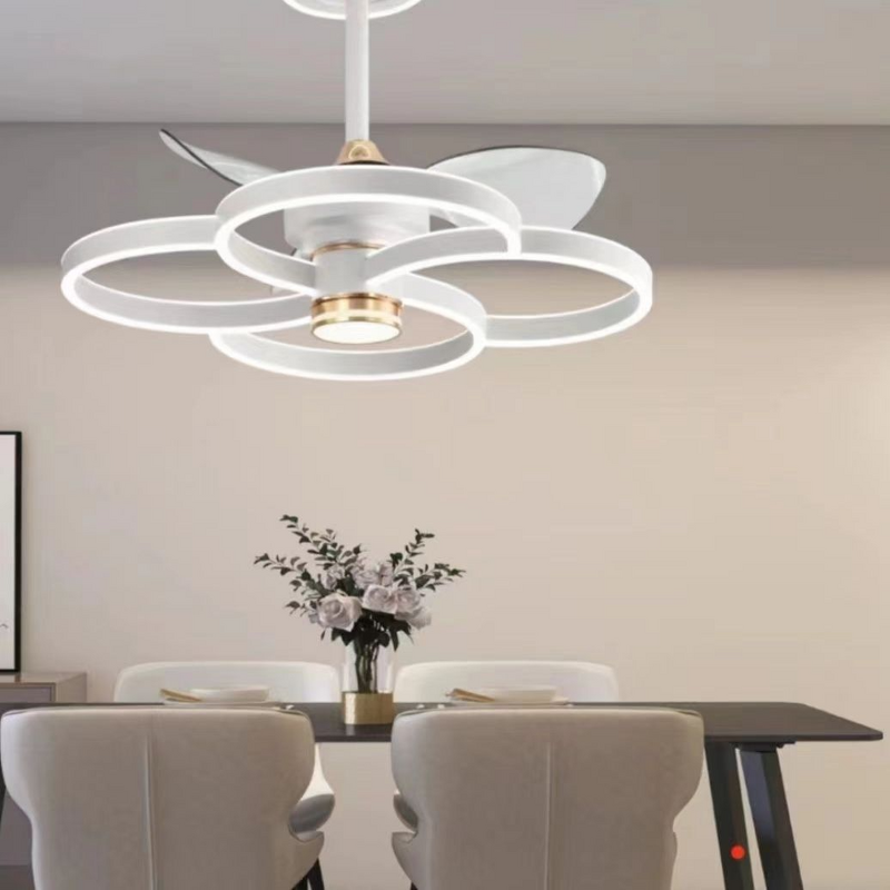 LED Ceiling Fan Factory - Nordic Luxury Modern Simple Quiet Frequency Conversion
