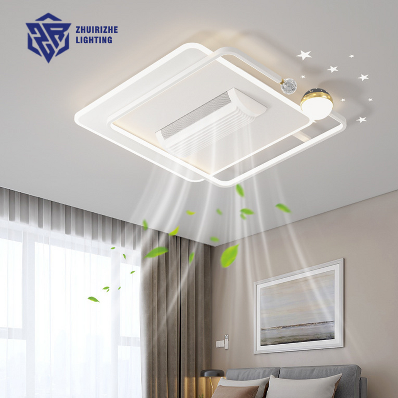 LED Silent Fan Light Factory - Remote Control Three-Color Strong Wind Anti-Flicker