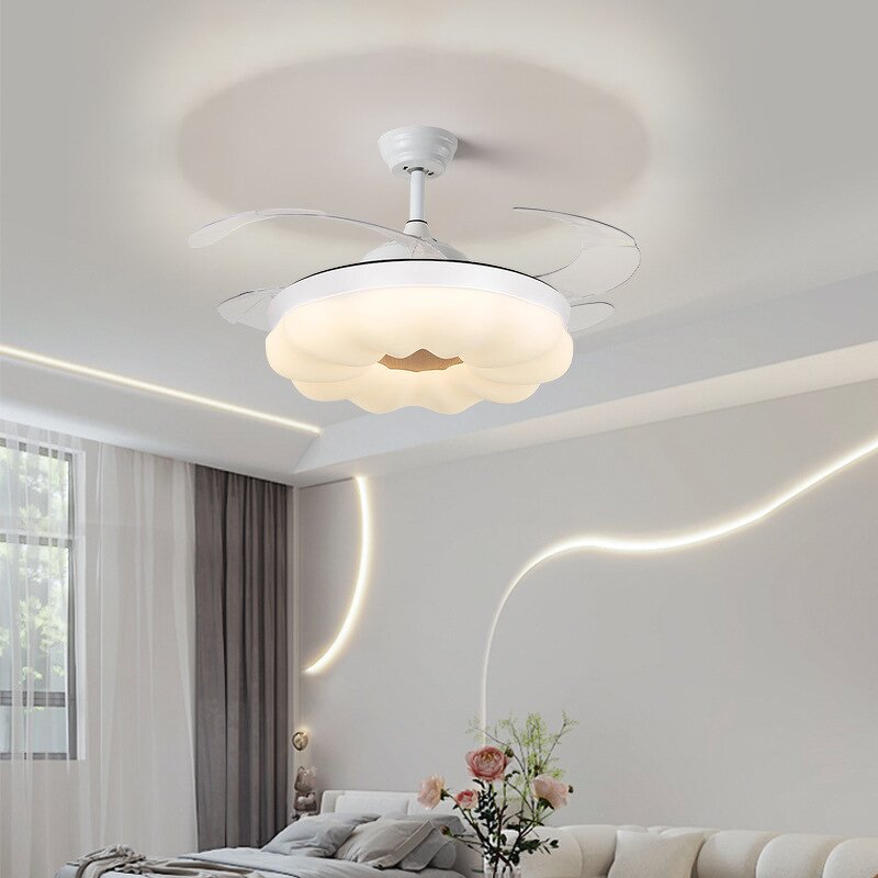 Electric Fan Lamp Manufacturer - Nordic Cream 42 Inch Frequency Conversion