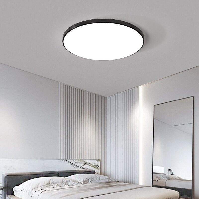 LED Ceiling Lamp Manufacturer - Minimalist Crystal Acrylic Iron Base Hotel