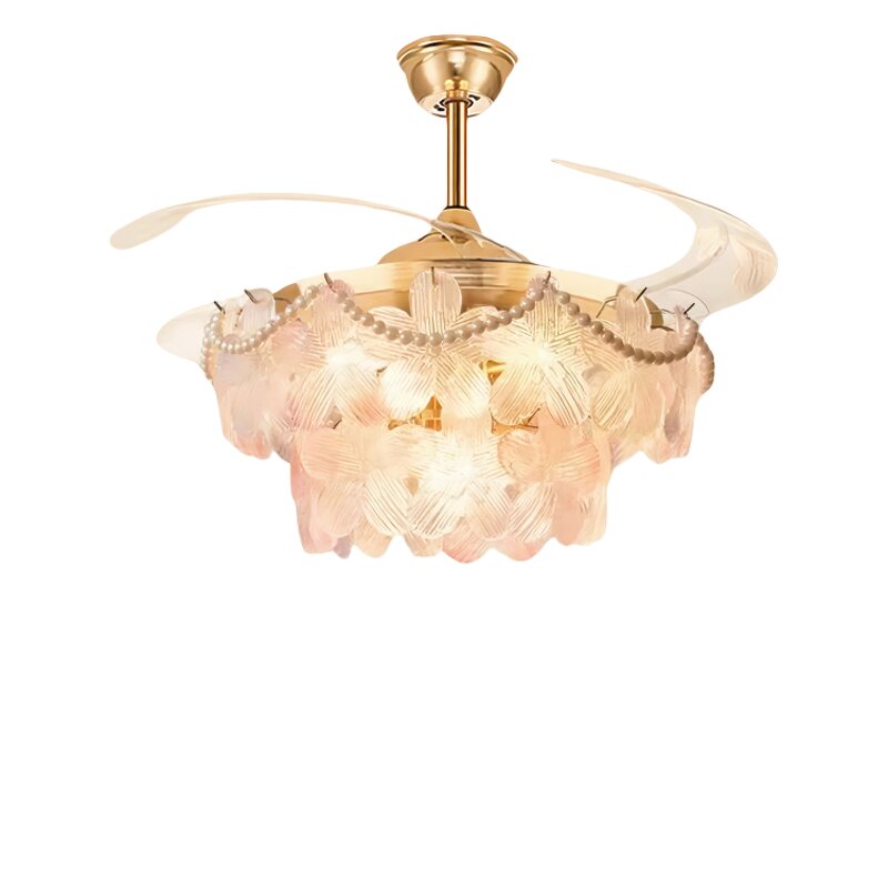 LED Fan Lamp Factory - Modern Invisible Design Iron Body Wholesale