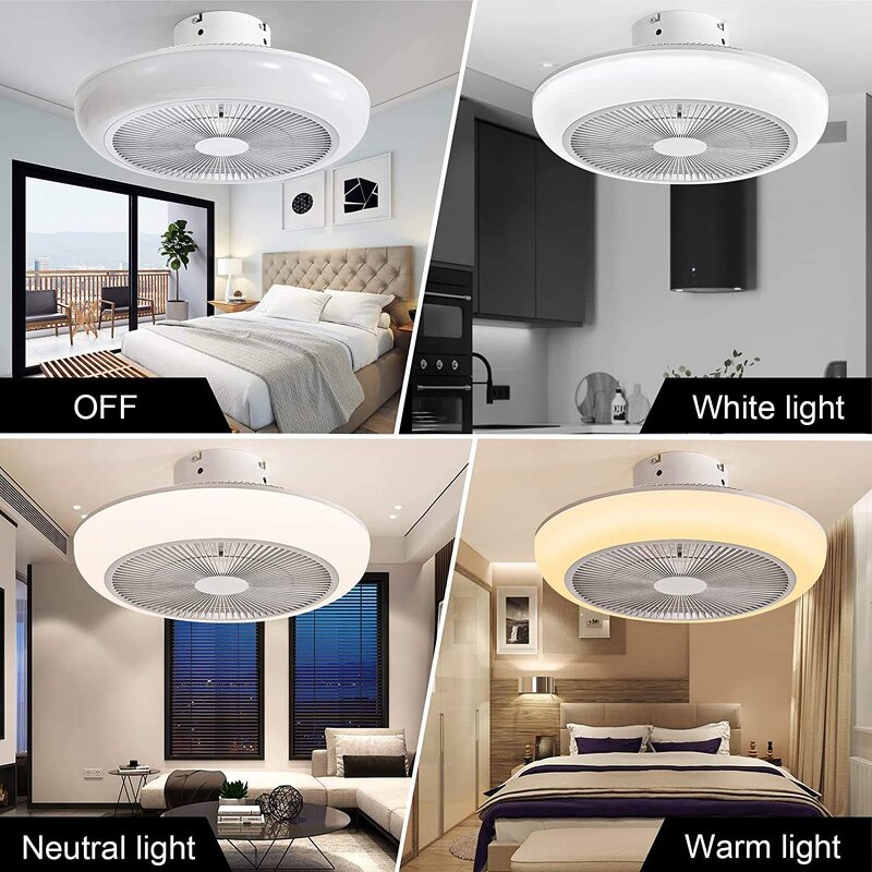 BLDC Ceiling Fan Factory - Ultra Quiet Motor LED Light Modern Design