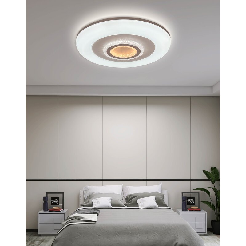 LED Ceiling Lamp Manufacturer - Minimalist Crystal Acrylic Remote New Design
