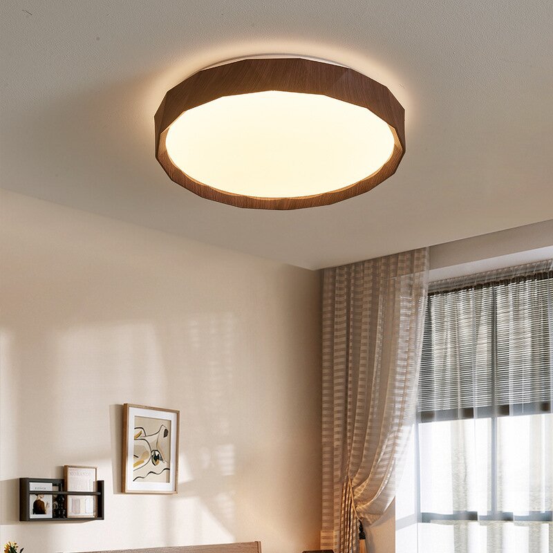 LED Ceiling Lights Manufacturer - Vintage Retro Wood Grain Eye Protecting