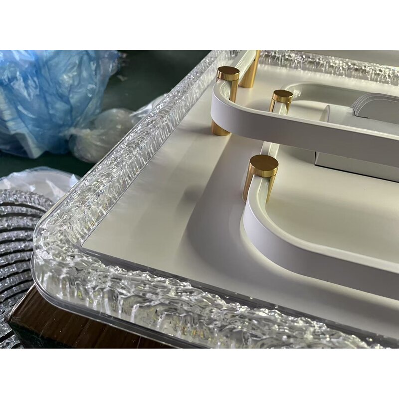 LED Ceiling Fan Factory - Modern Indoor AC Motor Remote Stylish Acrylic