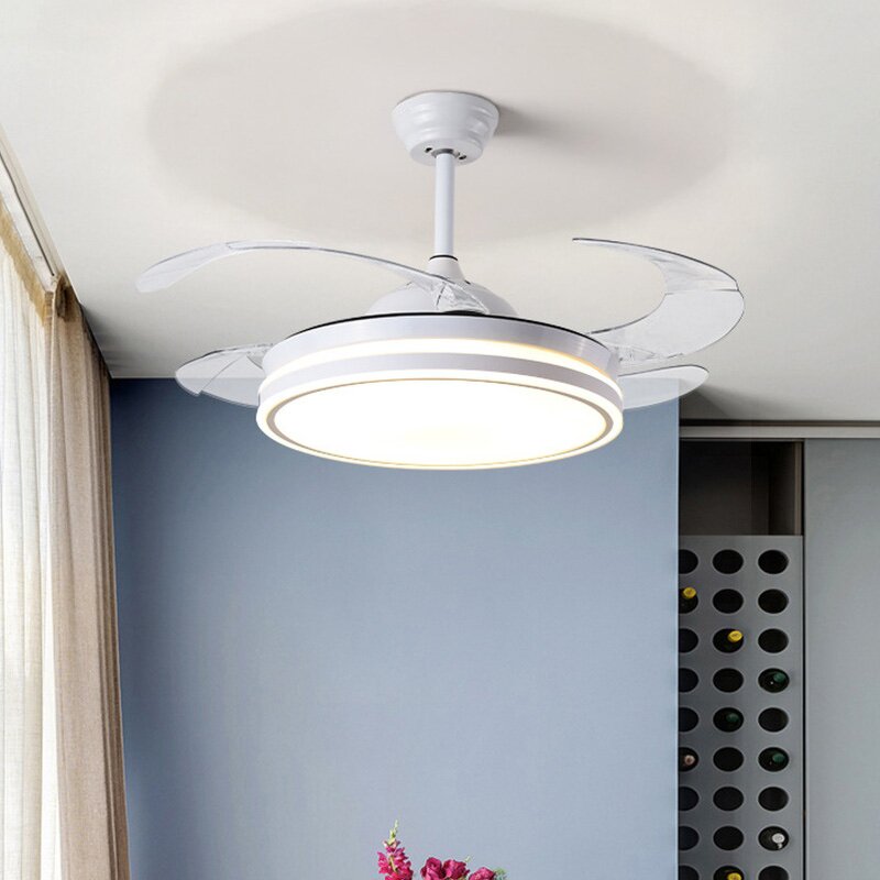 LED Ceiling Fan Manufacturer - Nordic Luxury Retractable Remote Control