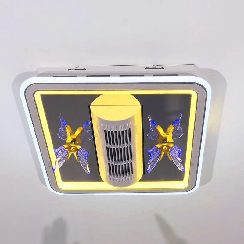 LED Ceiling Fan Manufacturer - Residential Dimmable DC Motor Remote Acrylic