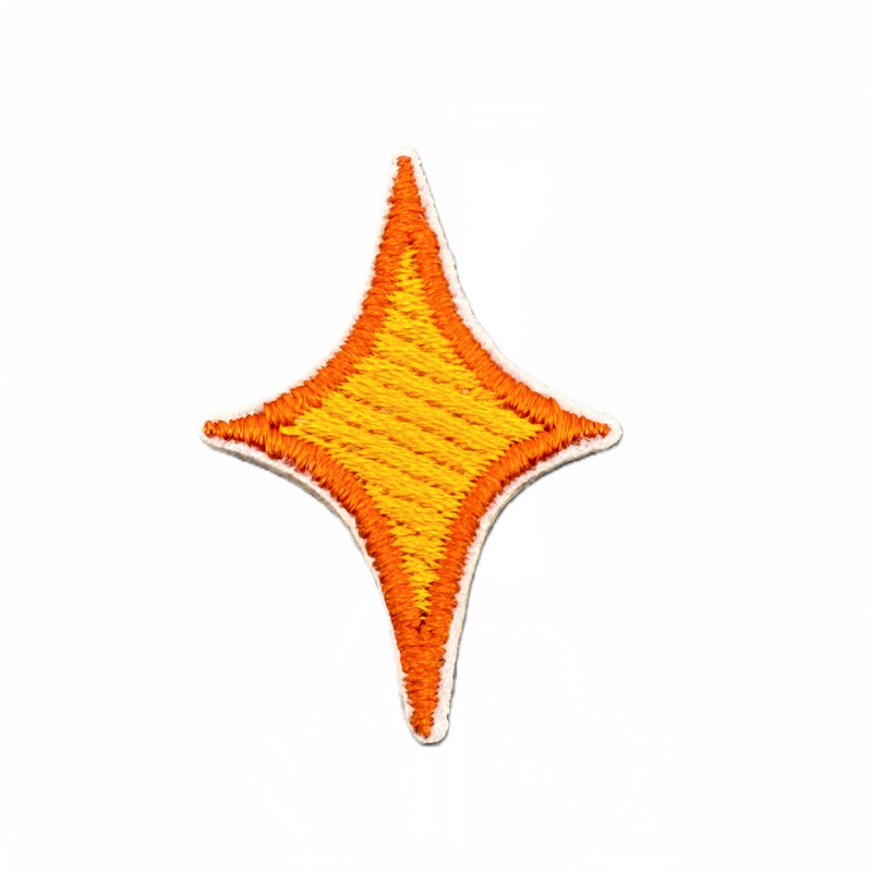Embroidery Patch Factory - OEM Cartoon Star Diamond Multi-color