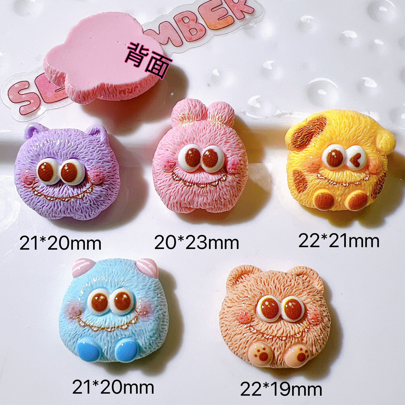 Resin Crafts Factory - OEM Water Cup Stickers Monster Rabbit