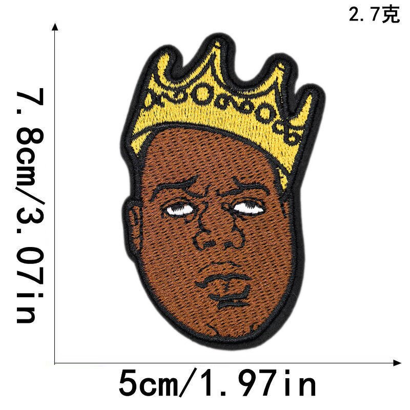 Embroidery Patch Factory - OEM Iron on Rock Band Rap Singer