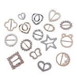 Belt Buckle Factory - OEM Small Star Heart Alloy Rhinestone