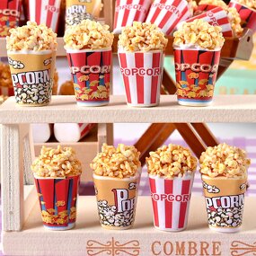 Resin Crafts Factory - OEM DIY 3D Popcorn Bucket Accessories