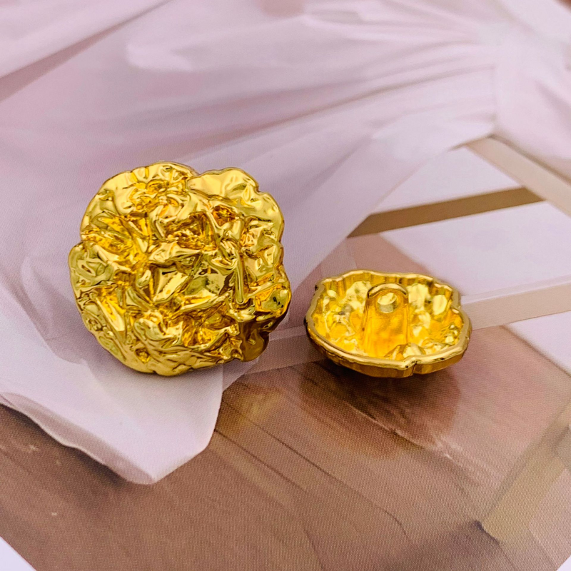 Metal Button Factory - OEM Stone-Like Wrinkled Cardigan Button