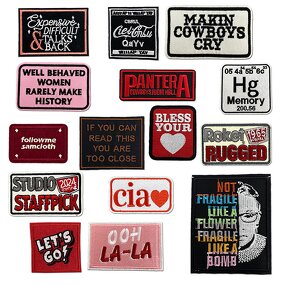 Embroidery Patch Factory - OEM Iron on Let's Go Cowboy