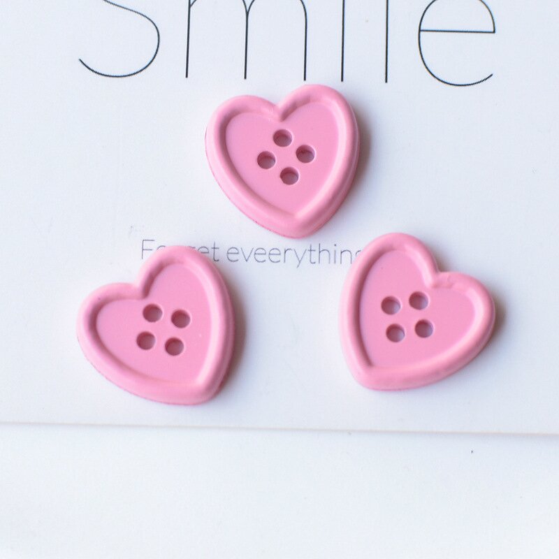 Resin Button Factory - OEM Heart Phone Case Hair Clip