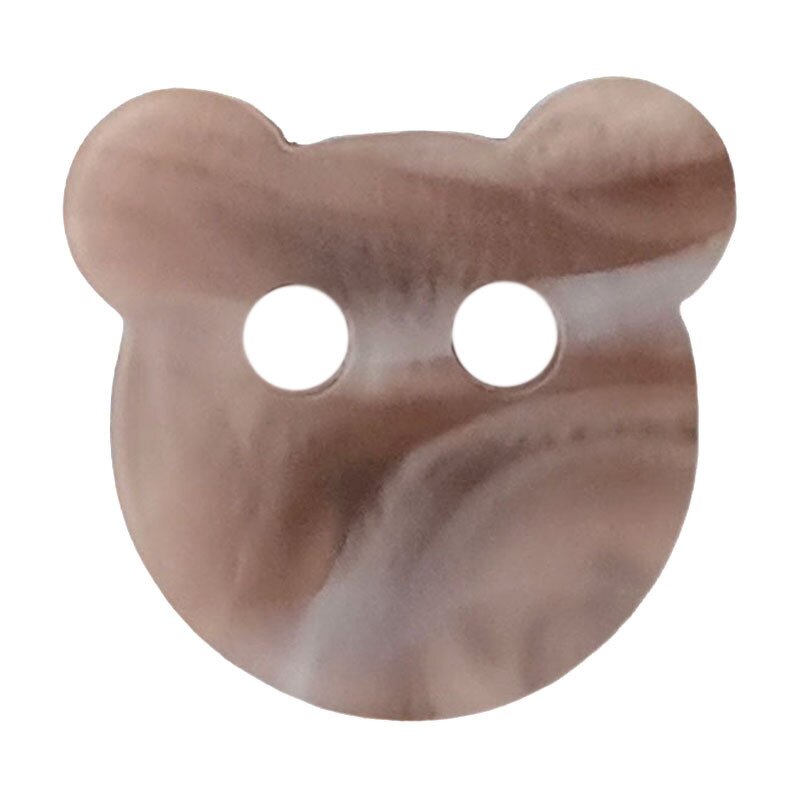 Resin Button Factory - OEM Bear Heart 2 Hole Various Shape