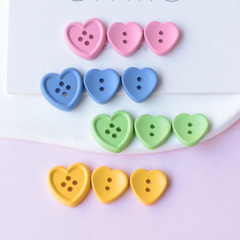 Resin Button Factory - OEM Heart Phone Case Hair Clip