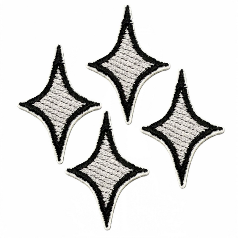 Embroidery Patch Factory - OEM Cartoon Star Diamond Multi-color