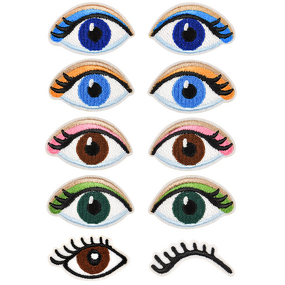 Embroidered Patches Factory - OEM Custom Logo Doll Eyes