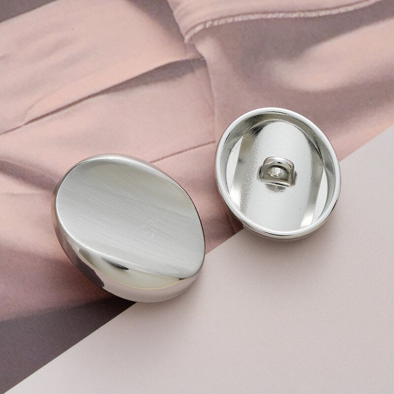 Shank Button Factory - OEM Brushed Irregular Hem Oval Button
