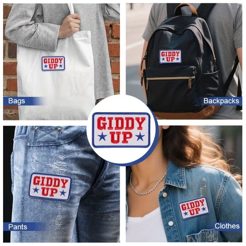 Embroidery Patch Factory - OEM Funny Lucky Bunny Motorcycle