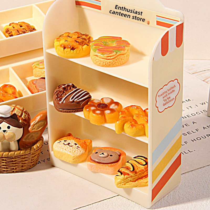 Resin Crafts Factory - OEM DIY Hairpin Artificial Bread Biscuits
