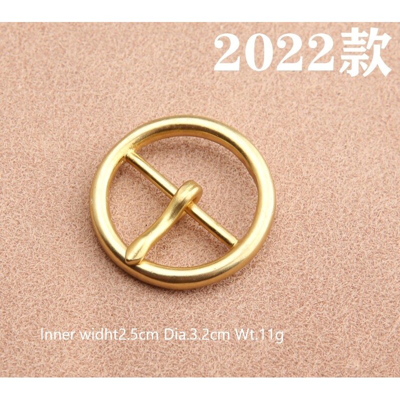 Pin Buckle Factory - OEM 25mm Brushed Bronze Gold Metal