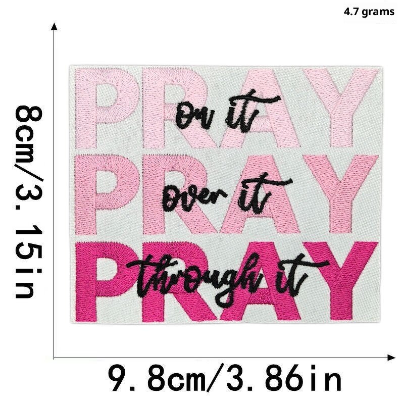 Embroidery Patch Factory - OEM Pray Good Girl Eagle Fox
