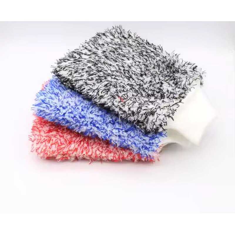 Cleaning Glove Factory - OEM Microfiber Coral Fleece Mitt