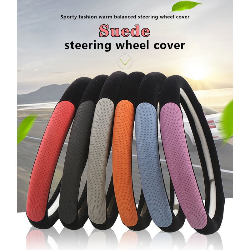 Steering Wheel Cover Factory - OEM Suede PVC Leather Cover