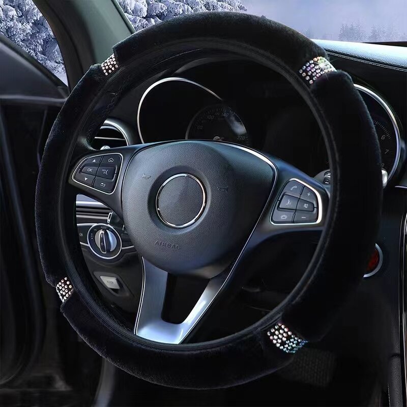 Steering Wheel Cover Factory - OEM 15 Inch Bling Crystal