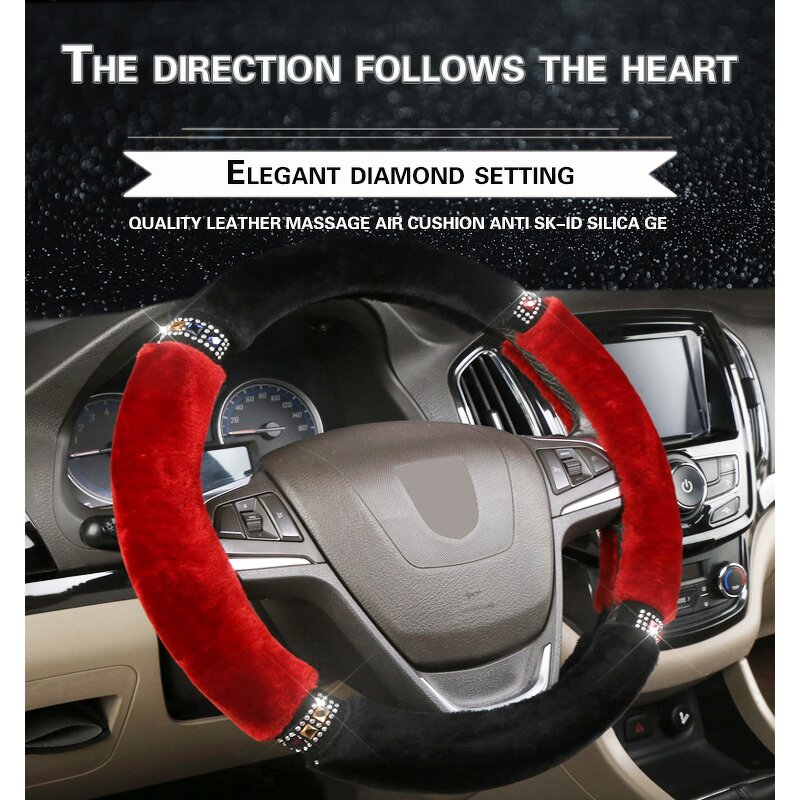 Steering Wheel Cover Factory - OEM 4-Spoke PU Leather Cover