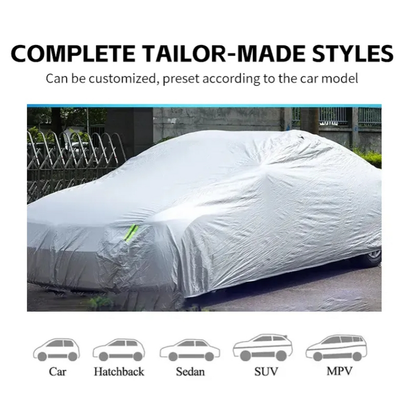 Car Cover Factory - OEM Durable Aluminium Oxford Sunscreen