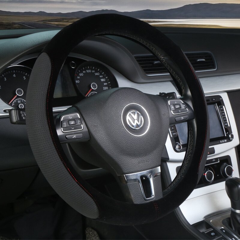 Steering Wheel Cover Factory - OEM Suede PVC Leather Cover