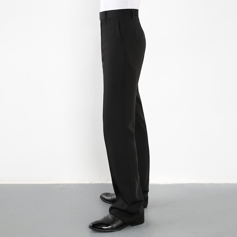 Latin Dance Pants Factory - OEM Professional Men Black Satin