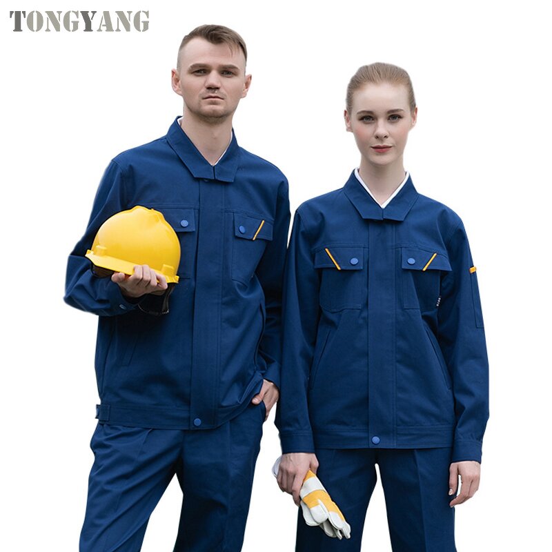 Working Suit Factory - OEM Men Women Long Sleeves Mechanic