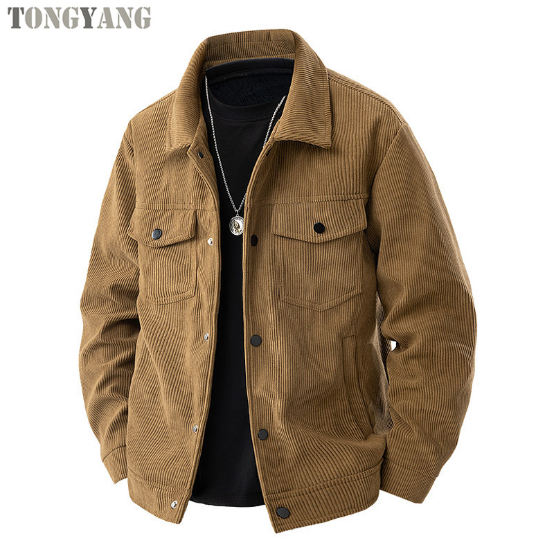 Button Coat Factory - OEM Autumn Winter Lapel Long Sleeve