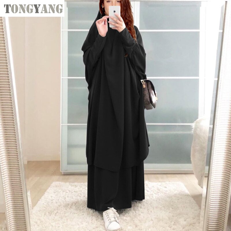 Muslim Dress Factory - OEM Lace Embroidery V-Neck Long