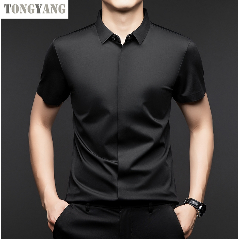 Men's Shirt Factory - OEM Business Short-sleeved Fitted Multi