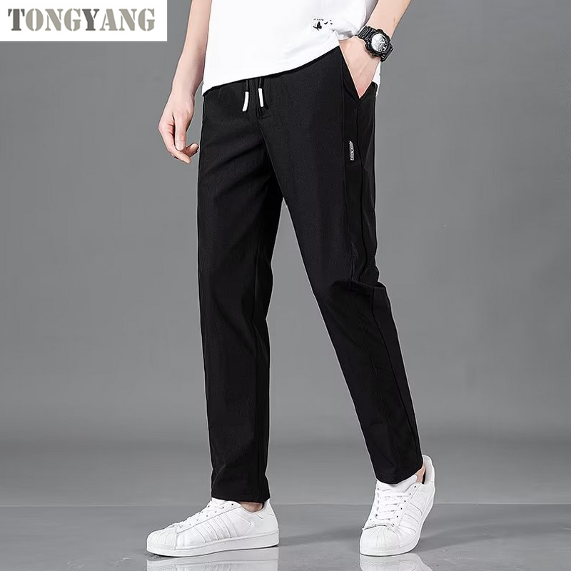 Ice Silk Pants Factory - OEM Men's Summer Loose Breathable