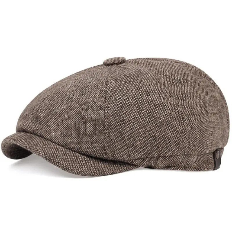 Flat Cap Factory - OEM Wholesale Men Herringbone Cabbie