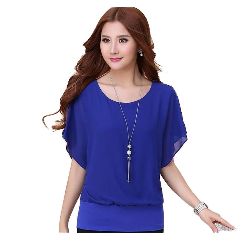 Chiffon Blouse Factory - OEM New Women Plus Size Ruffle