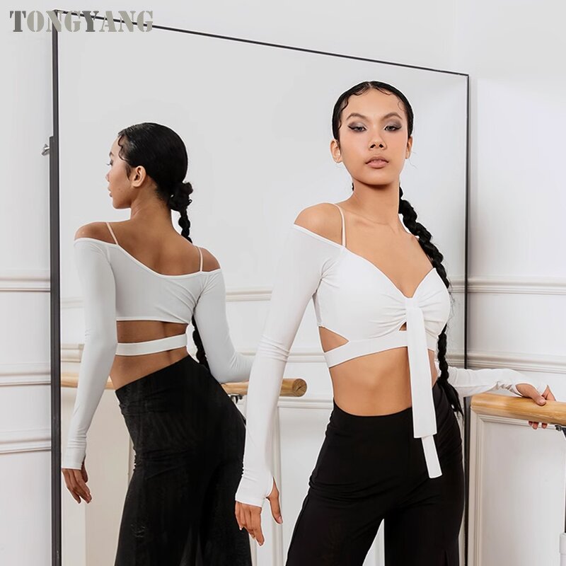 Latin Dance Dress Factory - OEM V Neck Short Sleeve Female