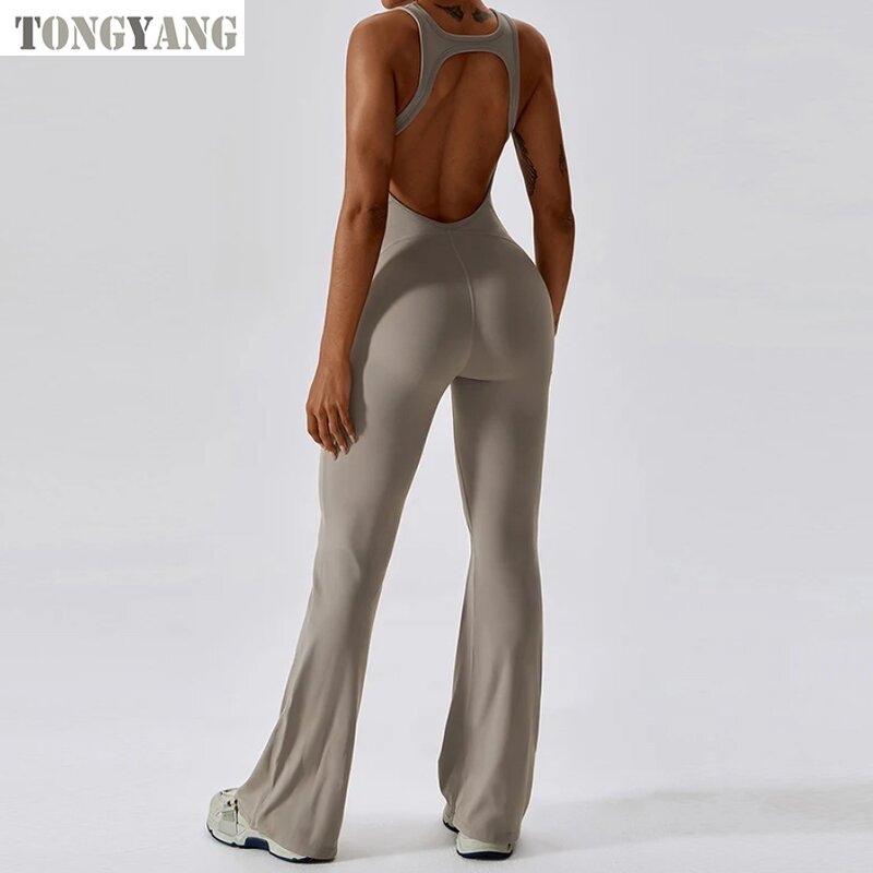 Jumpsuit Factory - OEM Sexy Back Women Gym Yoga Sport
