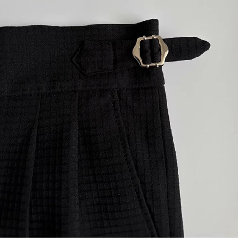 Naples Trousers Factory - OEM Italian Style High Waist Side
